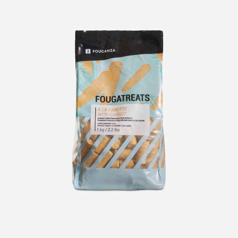 Horse Riding Treats for Horse/Pony Fougatreats 1 kg - Carrot