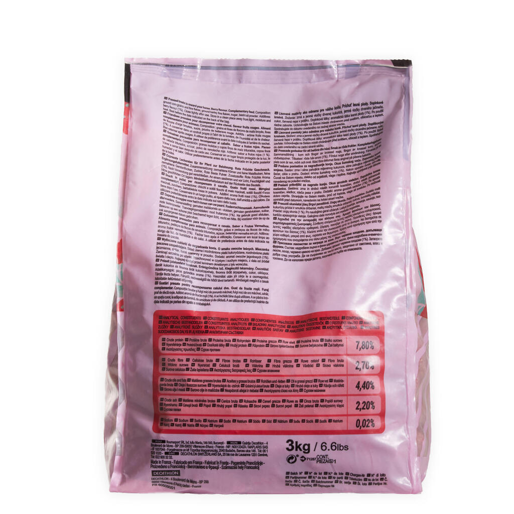 Horse Riding Treats For Horse/Pony Fougatreats 3kg - Red Berries