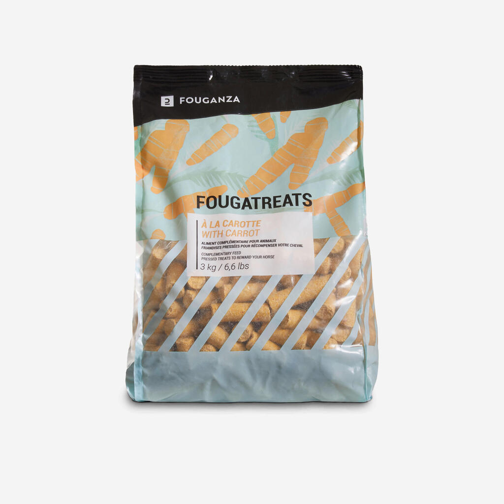 Horse Riding Treats for Horse/Pony Fougatreats 3 kg - Carrot