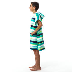 KIDS' SURFING PONCHO 500 (110 to 135 cm) Lines