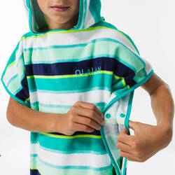 KIDS' SURFING PONCHO 500 (110 to 135 cm) Lines