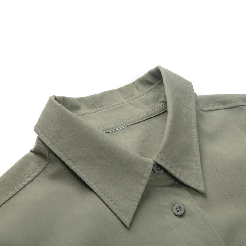 CN TRAVEL 100 long shirt Khaki