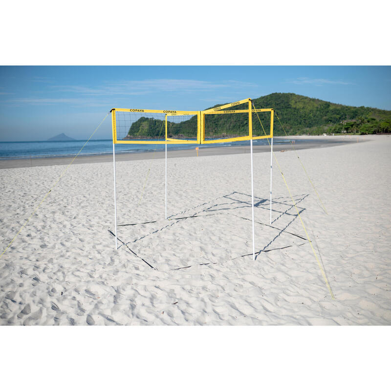 Beachvolleyballnetz Set Multinet höhenverstellbar