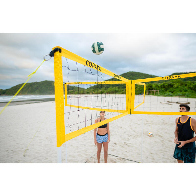 Set Rete Multisport Regolabile Pallavolo Beach Volley Zavorra