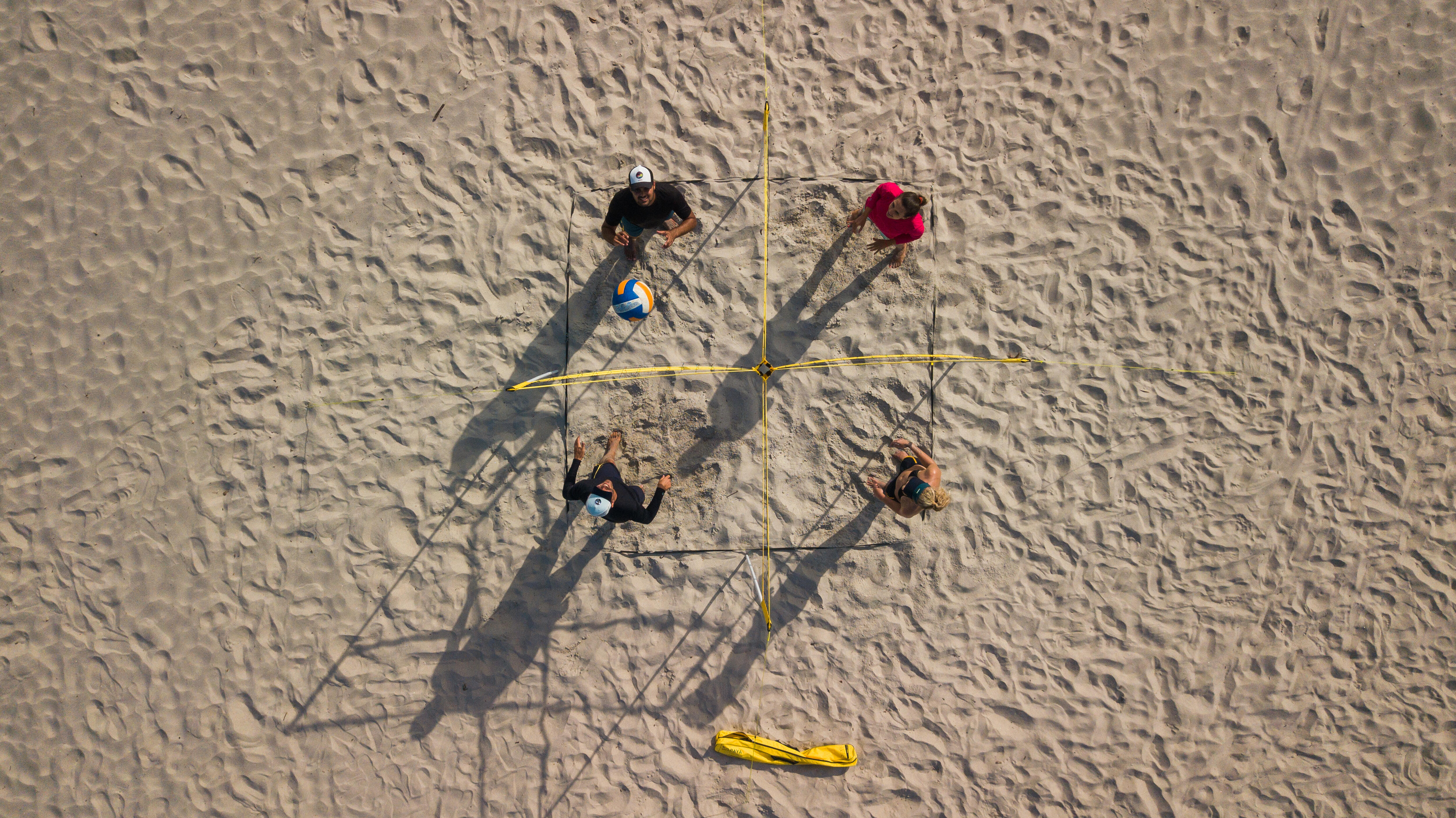 Beach volleyball multinet set (net and posts) - COPAYA