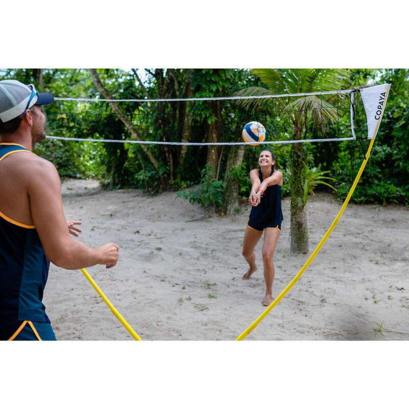 Beginnersset voor beachvolleybal (palen en net) BV100