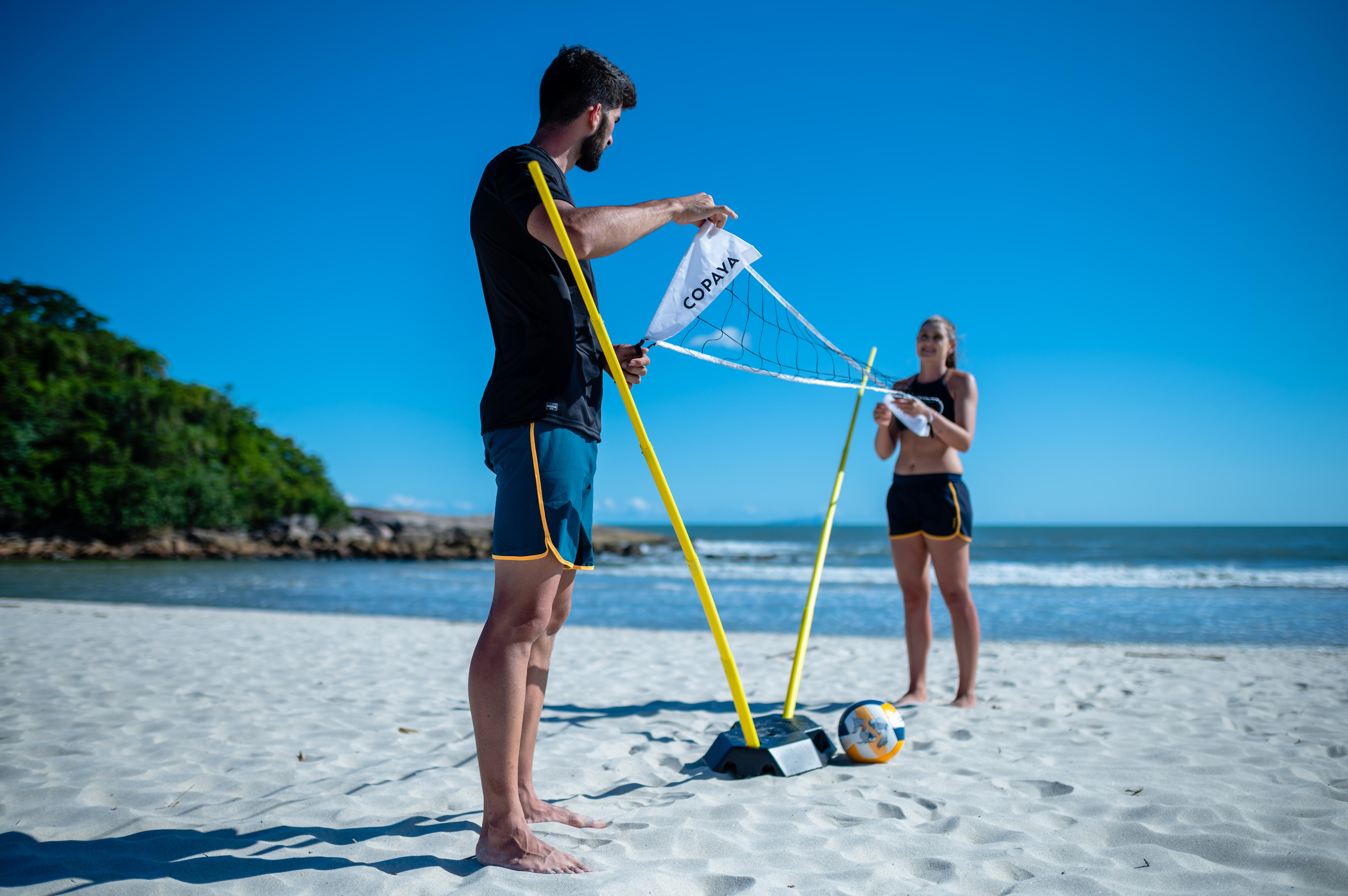 Beginner Beach Volleyball Set (Net & Posts) - BV 100 - COPAYA