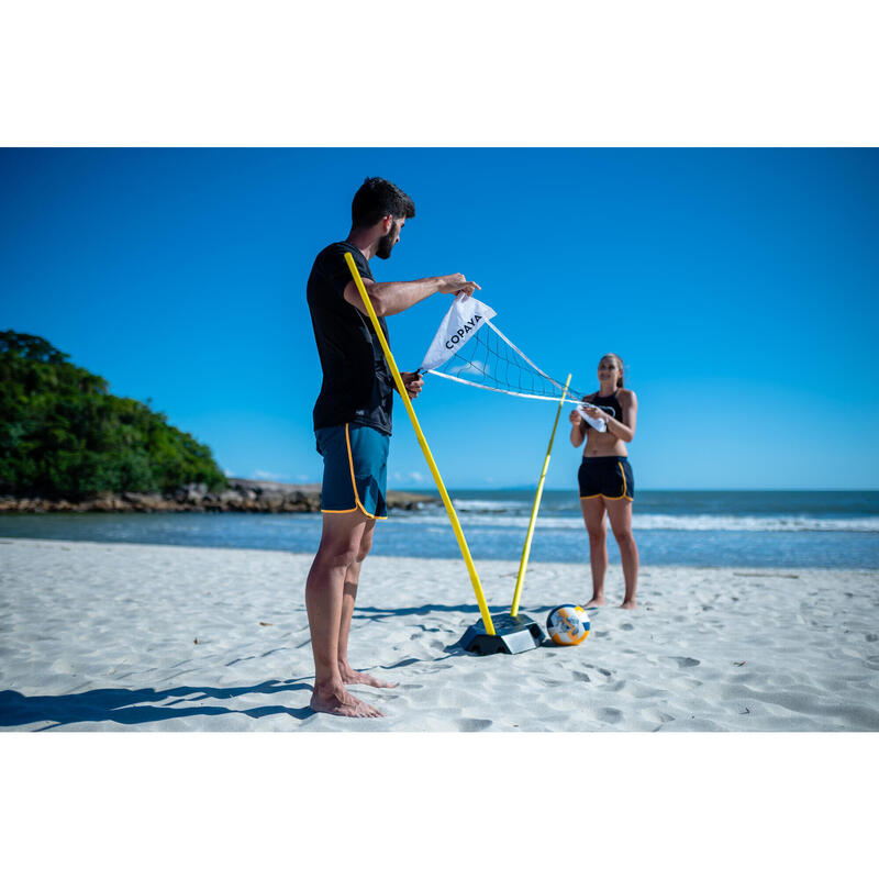 Beginnersset voor beachvolleybal (palen en net) BV100