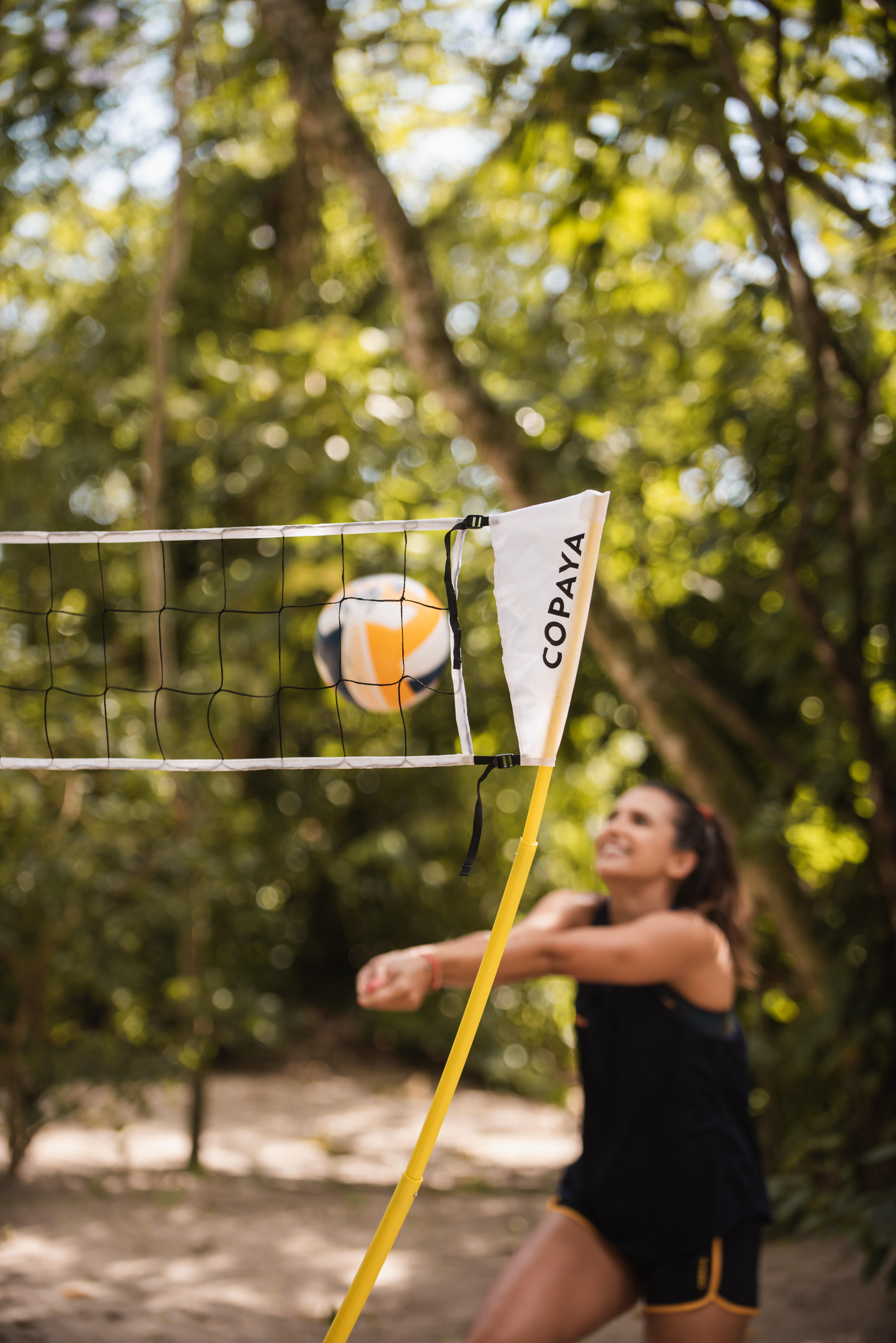 Beginner Beach Volleyball Set (Net & Posts) - BV 100 - COPAYA