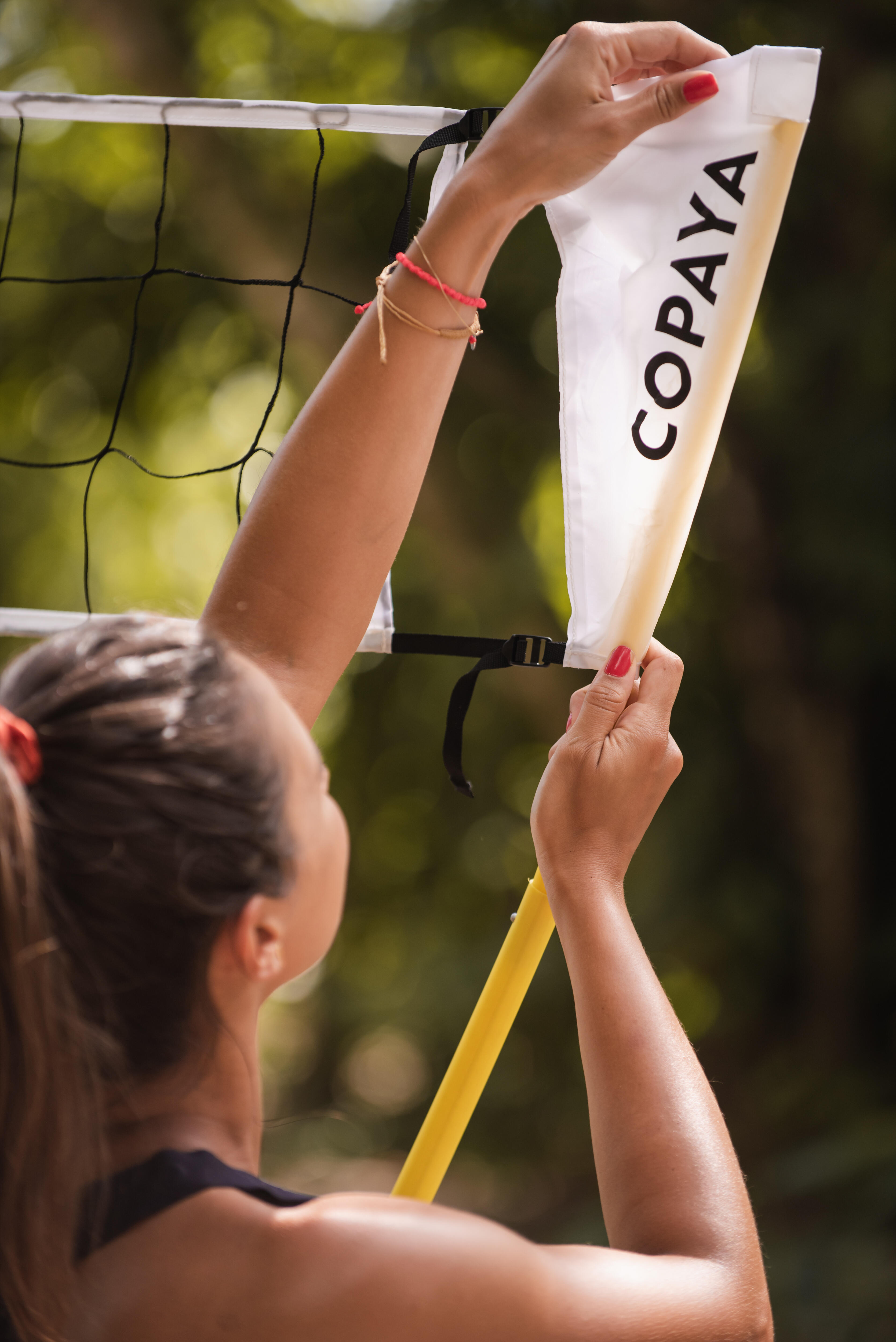 Beginner Beach Volleyball Set (Net & Posts) - BV 100 - COPAYA