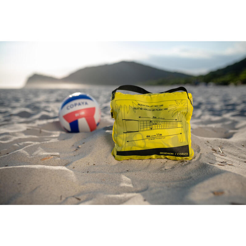 Síť na beach volejbal BV100 žlutá