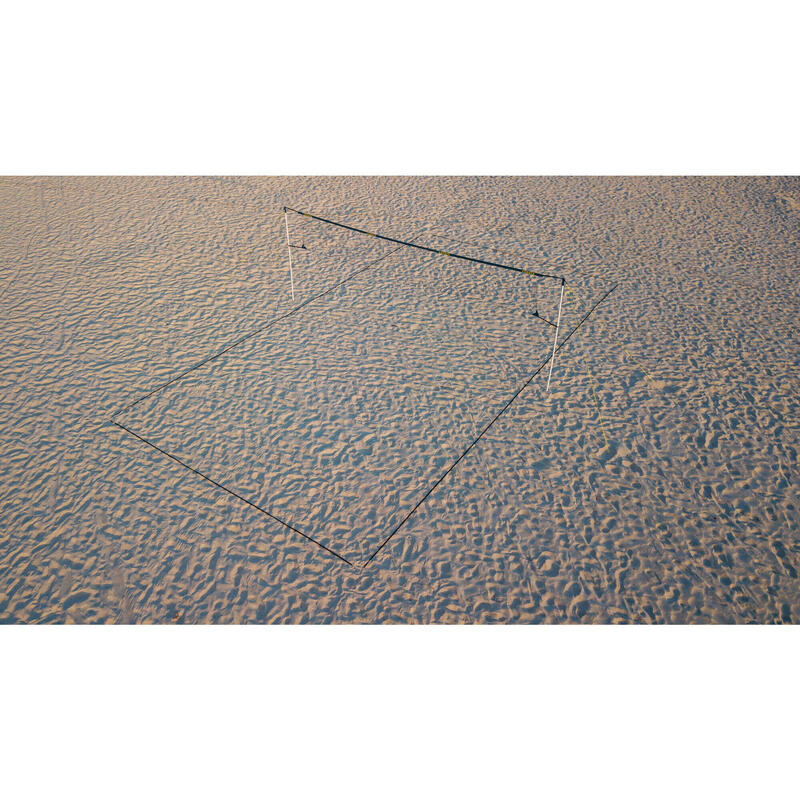 Set Fileu + structură Volei pe plajă BV500 (6m) Albastru 