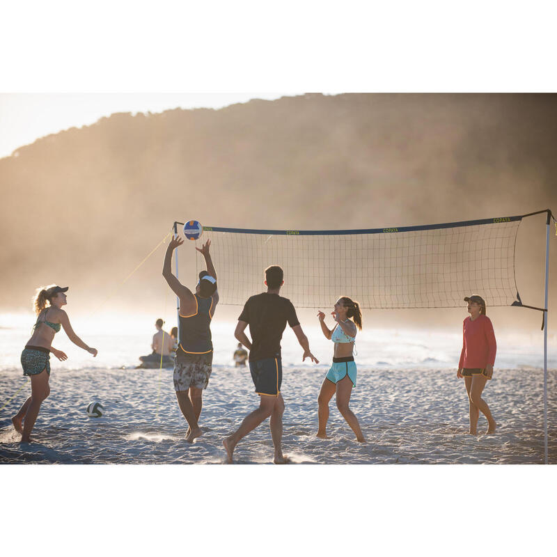 6 m Recreational Beach Volleyball Set (Net and Posts) BV 500 - Blue