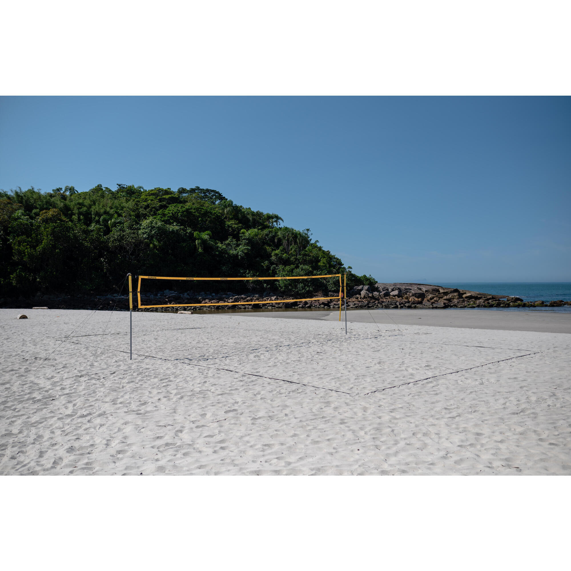 Set da beach volley - Misura ufficiale - BV900 Giallo