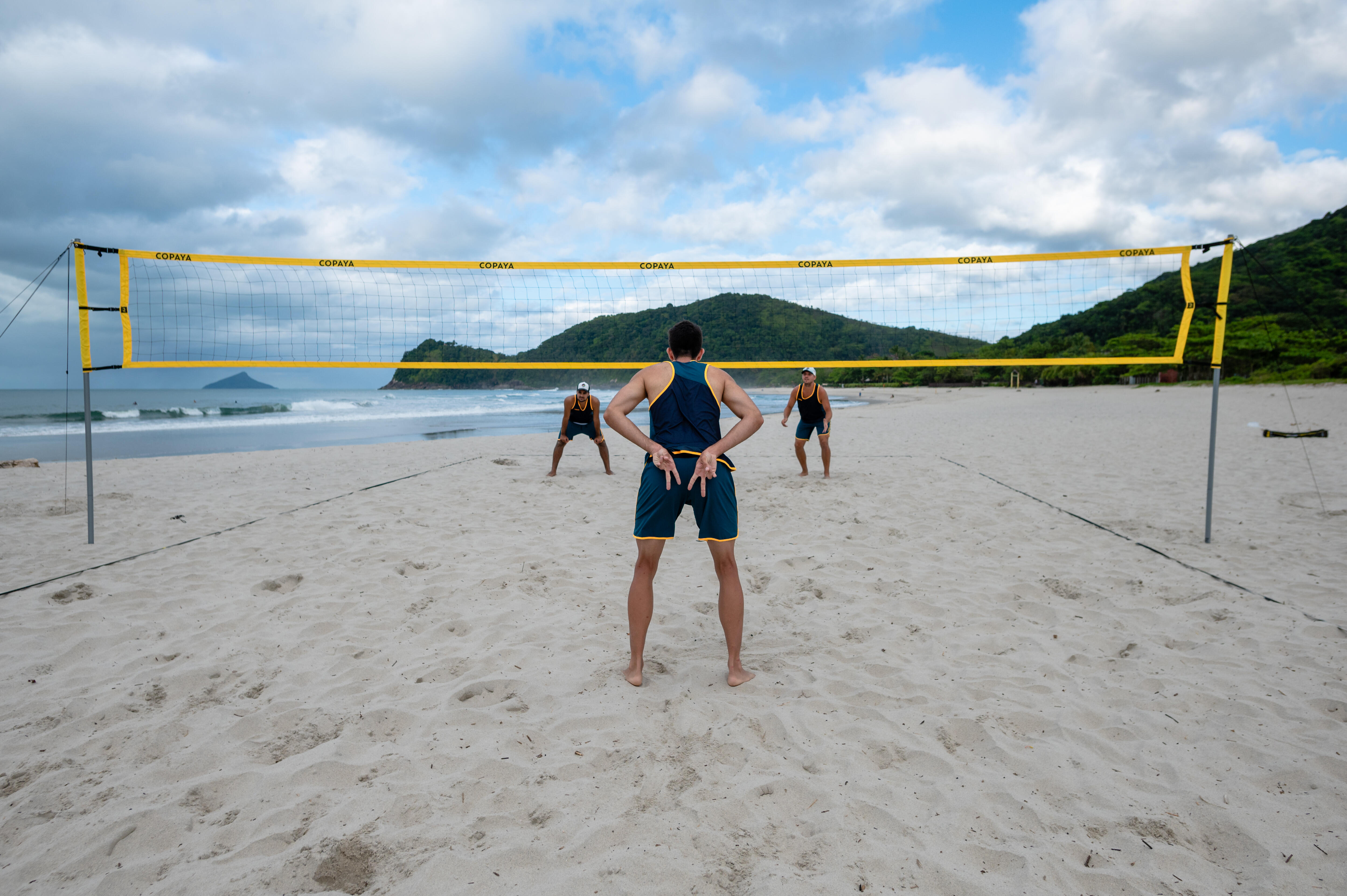 Ensemble de volleyball de plage - BV 900 jaune - COPAYA