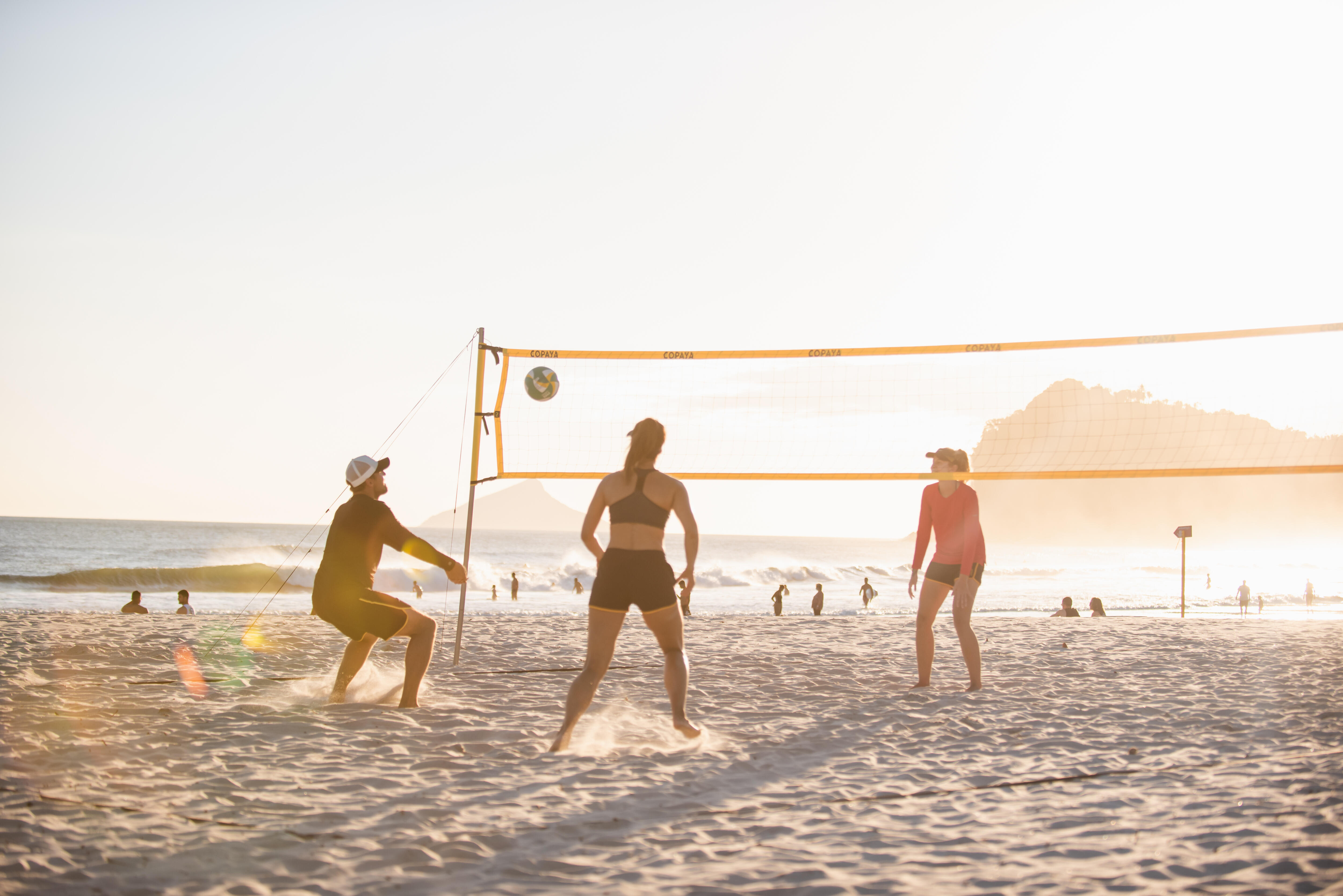 Ensemble de volleyball de plage - BV 900 jaune - COPAYA