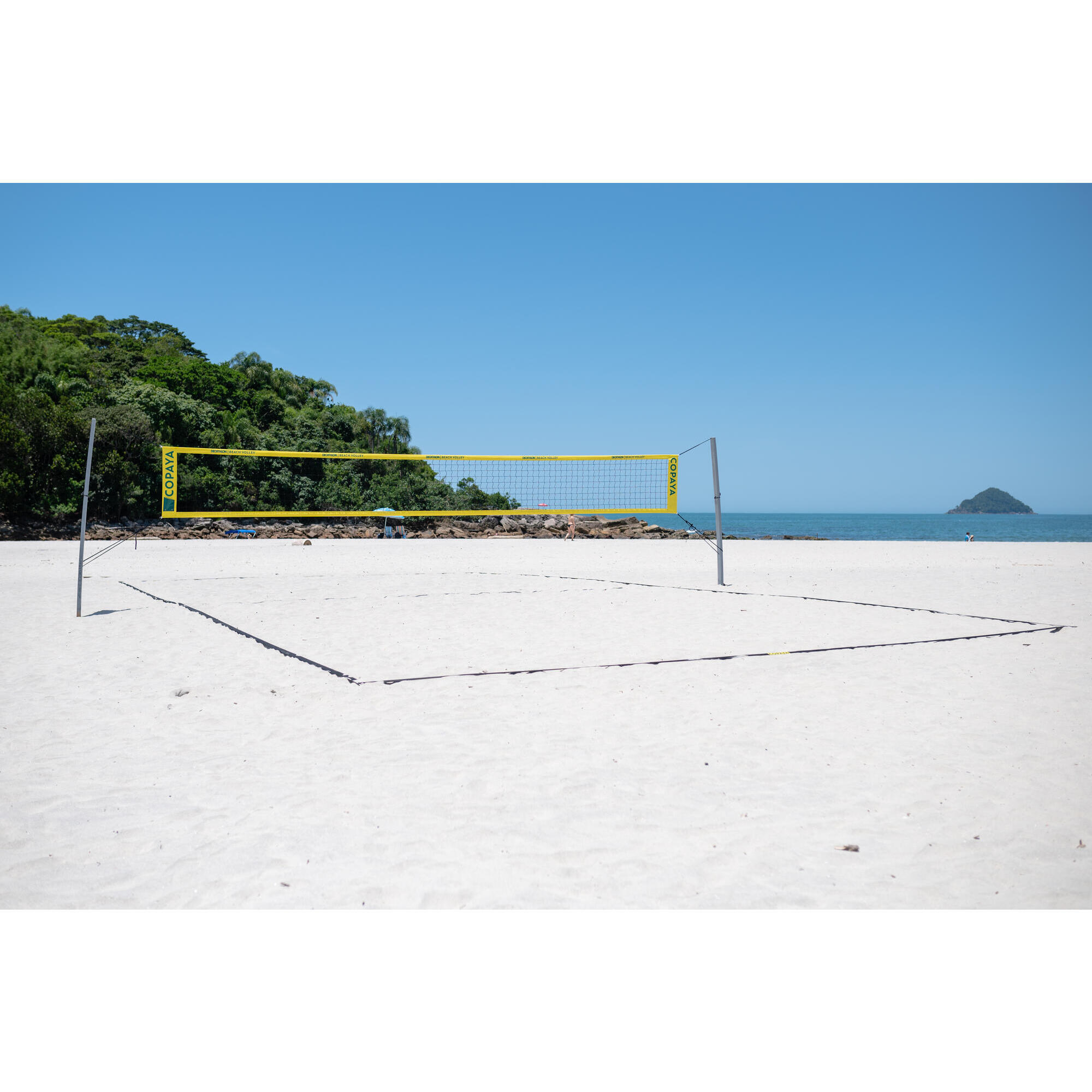 Rete da beach volley con dimensioni ufficiali BVN900