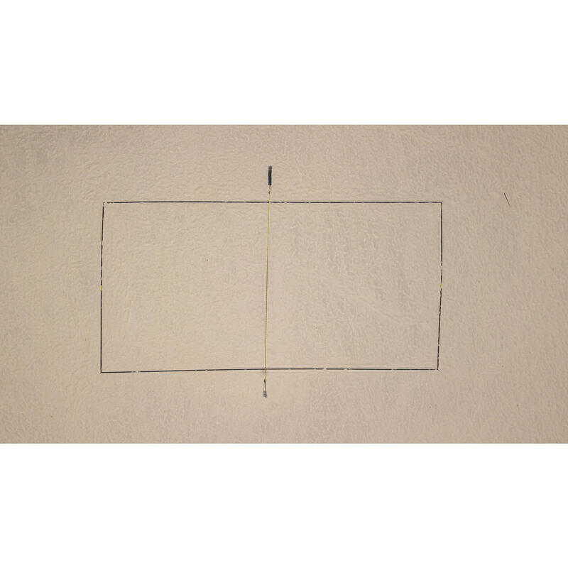 Spielfeldmarkierung BV900 Beachvolleyball offizielle Maße 8 × 16 m