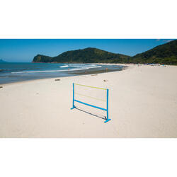 Set (Filet et structure) de Beach volley 500 gonflable bleu KIPSTA