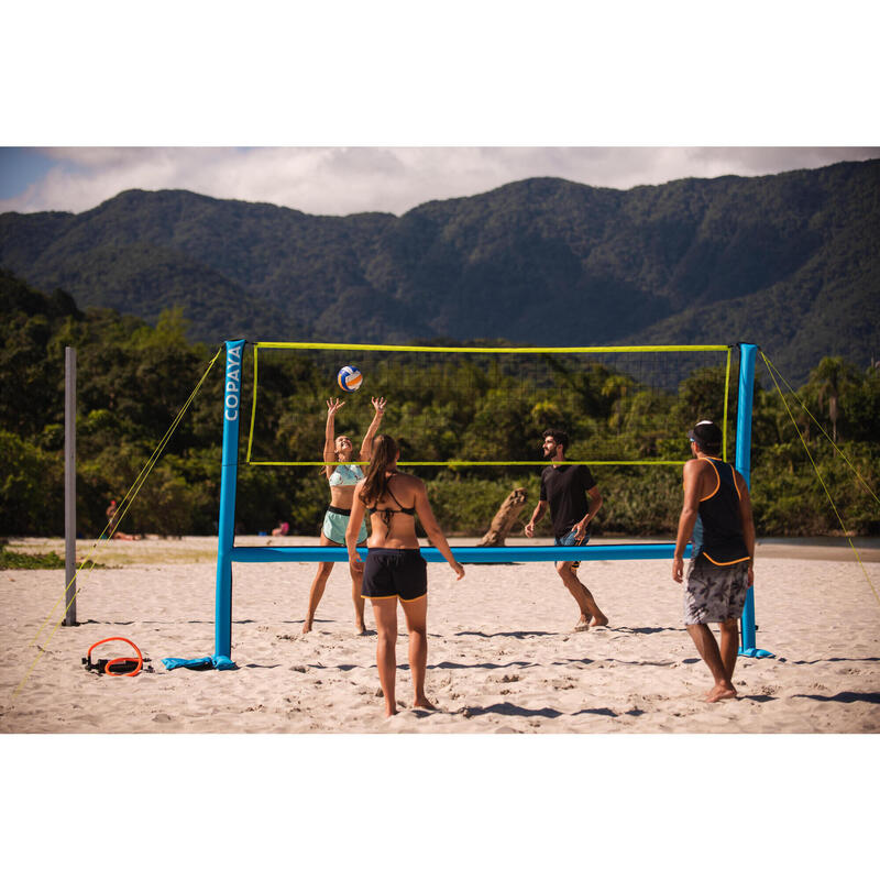 Rete gonfiabile beach volley BV 500 blu