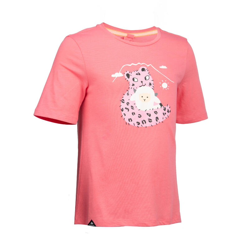 女童T恤MH100 - 淺粉色
