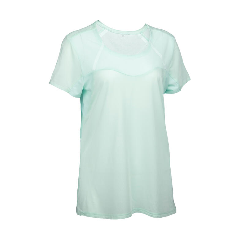 Women's Fast Hiking Short-Sleeved T-Shirt FH500 Helium