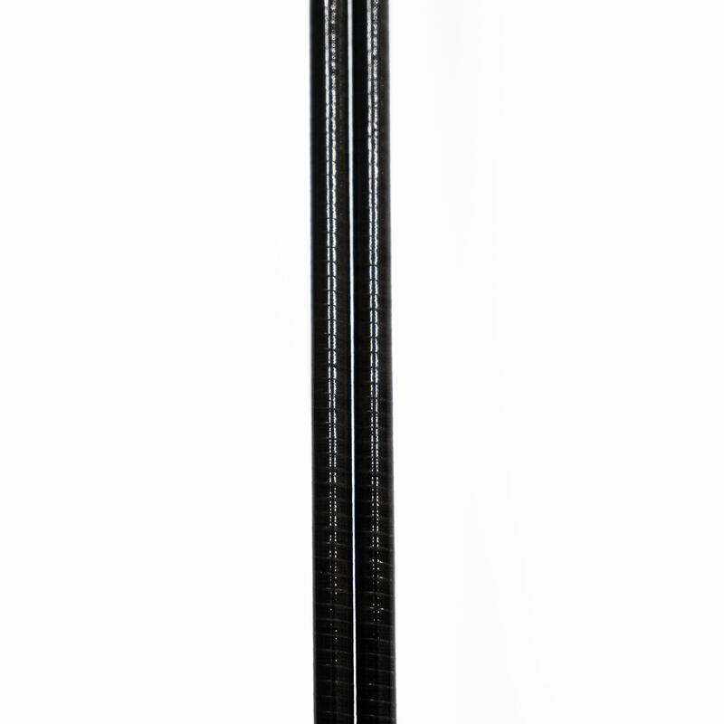 Tapse buizen in gerold carbon 900 set van 2: 7,5 mm/6 mm lengte: 82,5 cm
