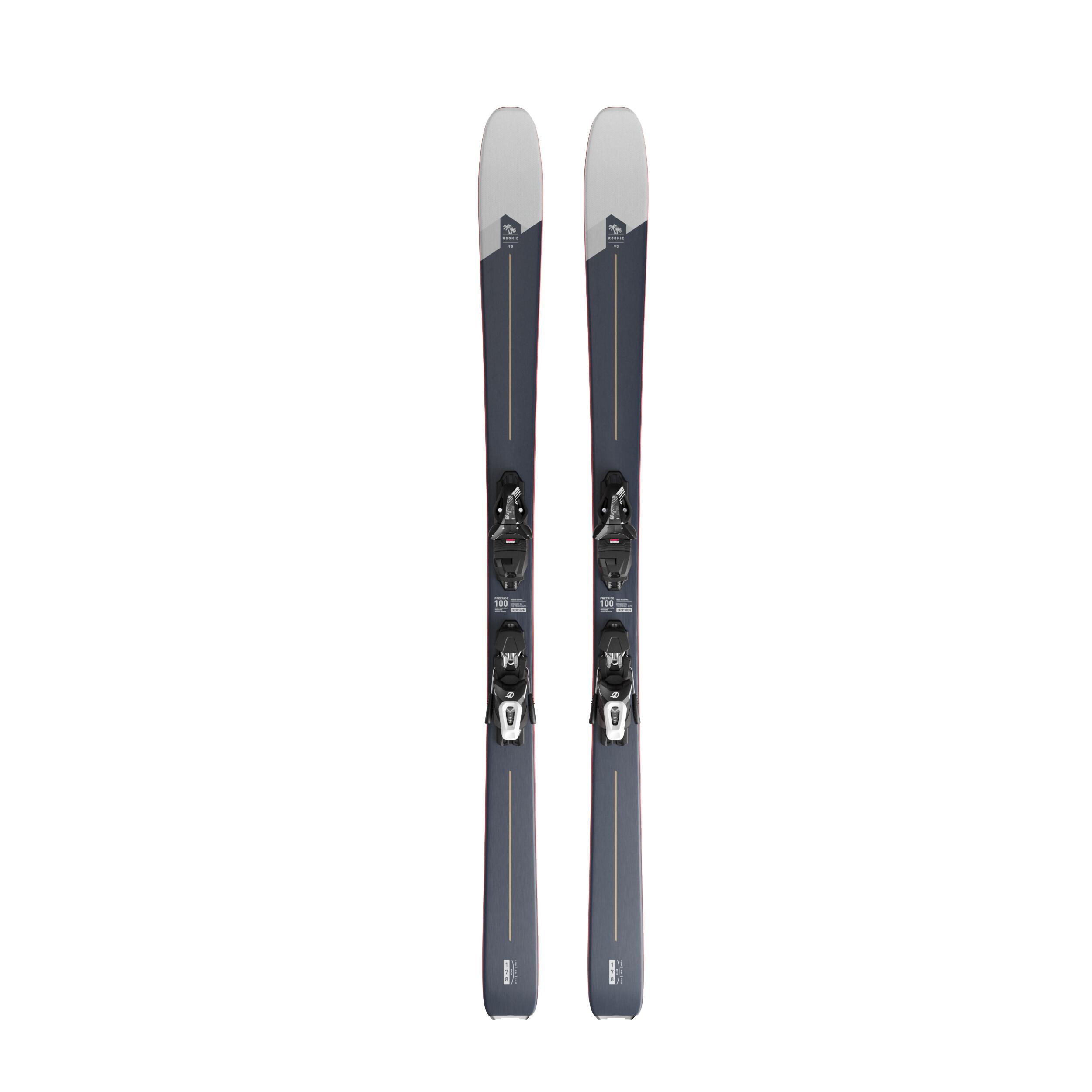 Freeride Rookie FR 100 Skis & Tyrolia PR11 GW Bindings - WEDZE