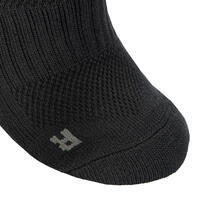 Kids' High-Cut Rugby Socks R500 - Black/Grey