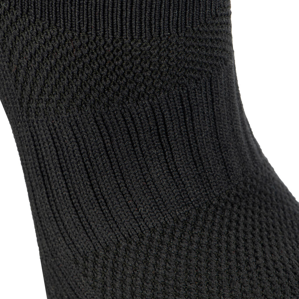 Kids' Rugby Socks R500 - Black/Grey