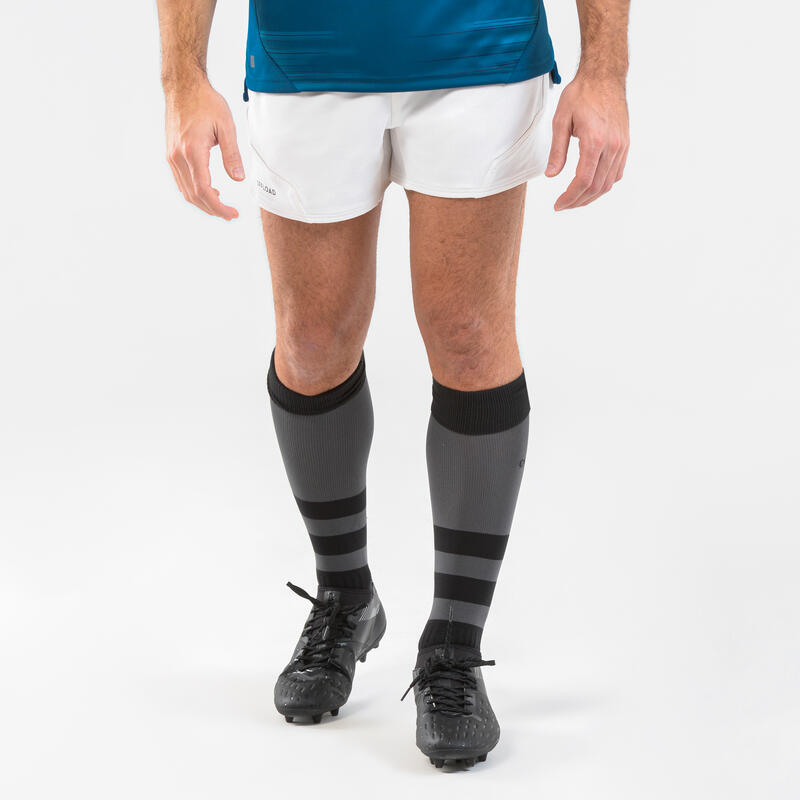 Short de rugby Homme - R500 blanc