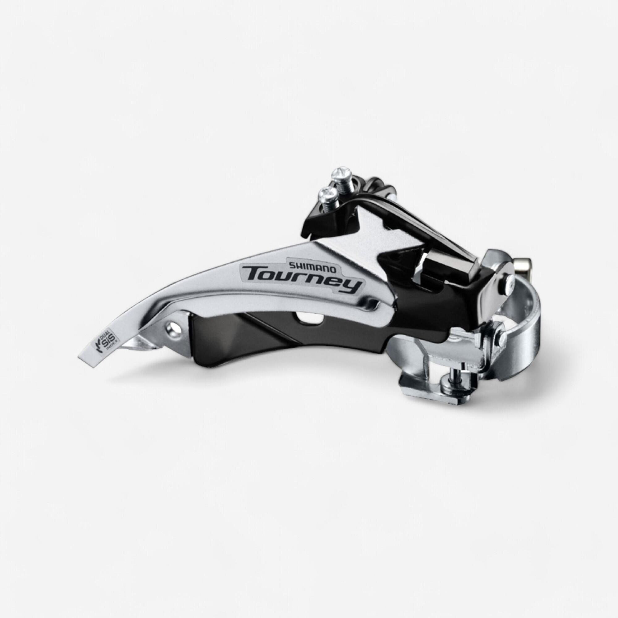 Desviador dianteiro shimano tourney ty510 3x7/8 31,8/34,9 mm abraçadeira baixa