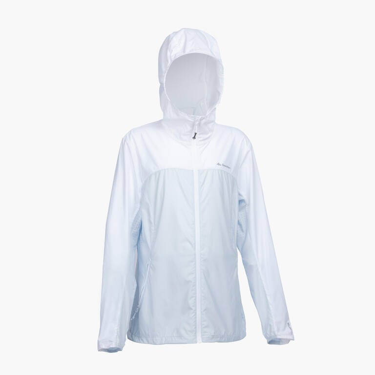 Jaket Anti UV Hiking Wanita - Helium 500