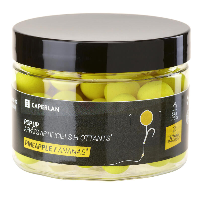 Boilies na kaprařinu plovoucí Pop Up 12–14 mm Ananas