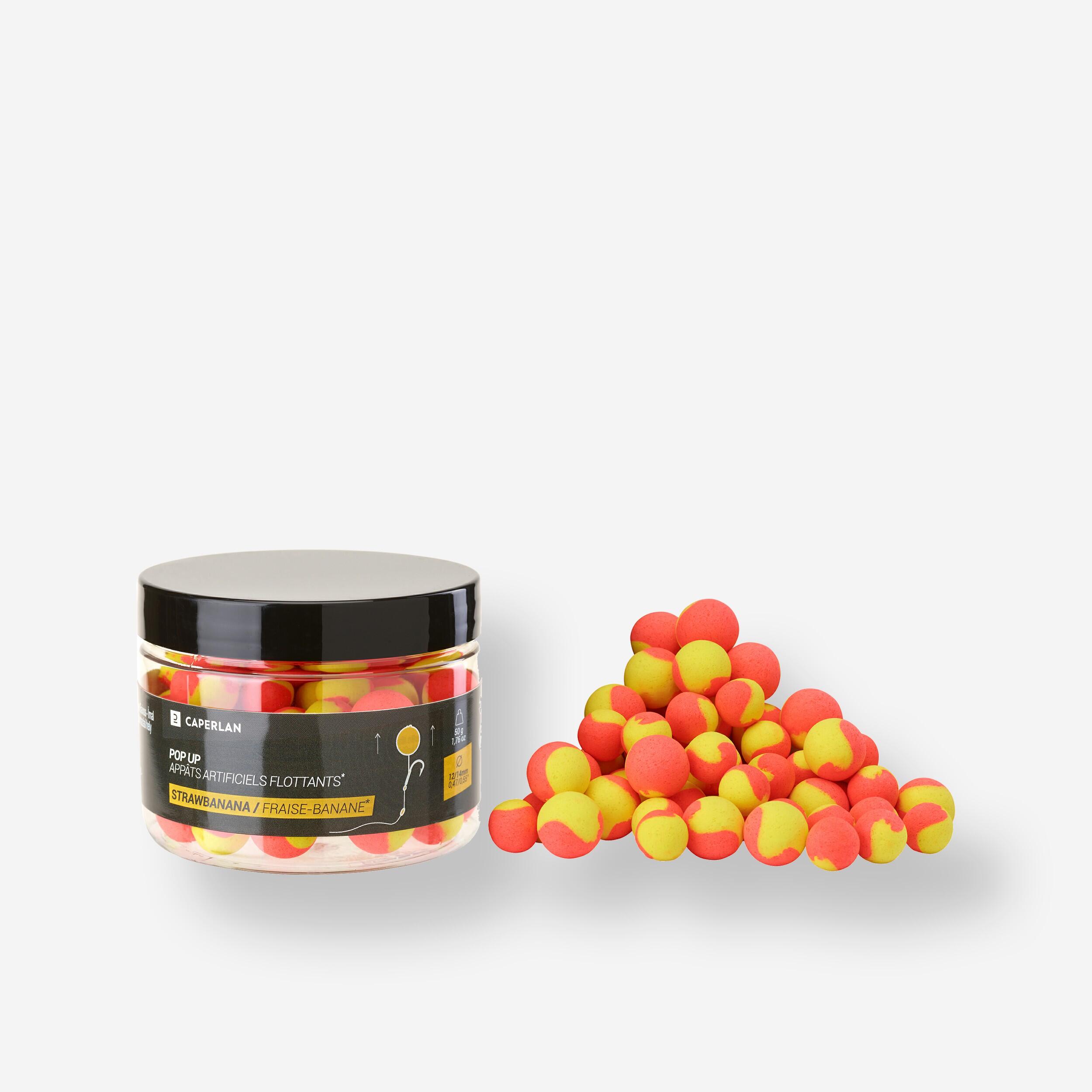 Decathlon | Boiles galleggianti carp fishing POP-UPS strawbanana 12-14 mm |  Caperlan