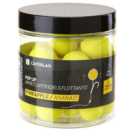 Carp fishing floating boilies POP-UPS 16-20mm Pineapple