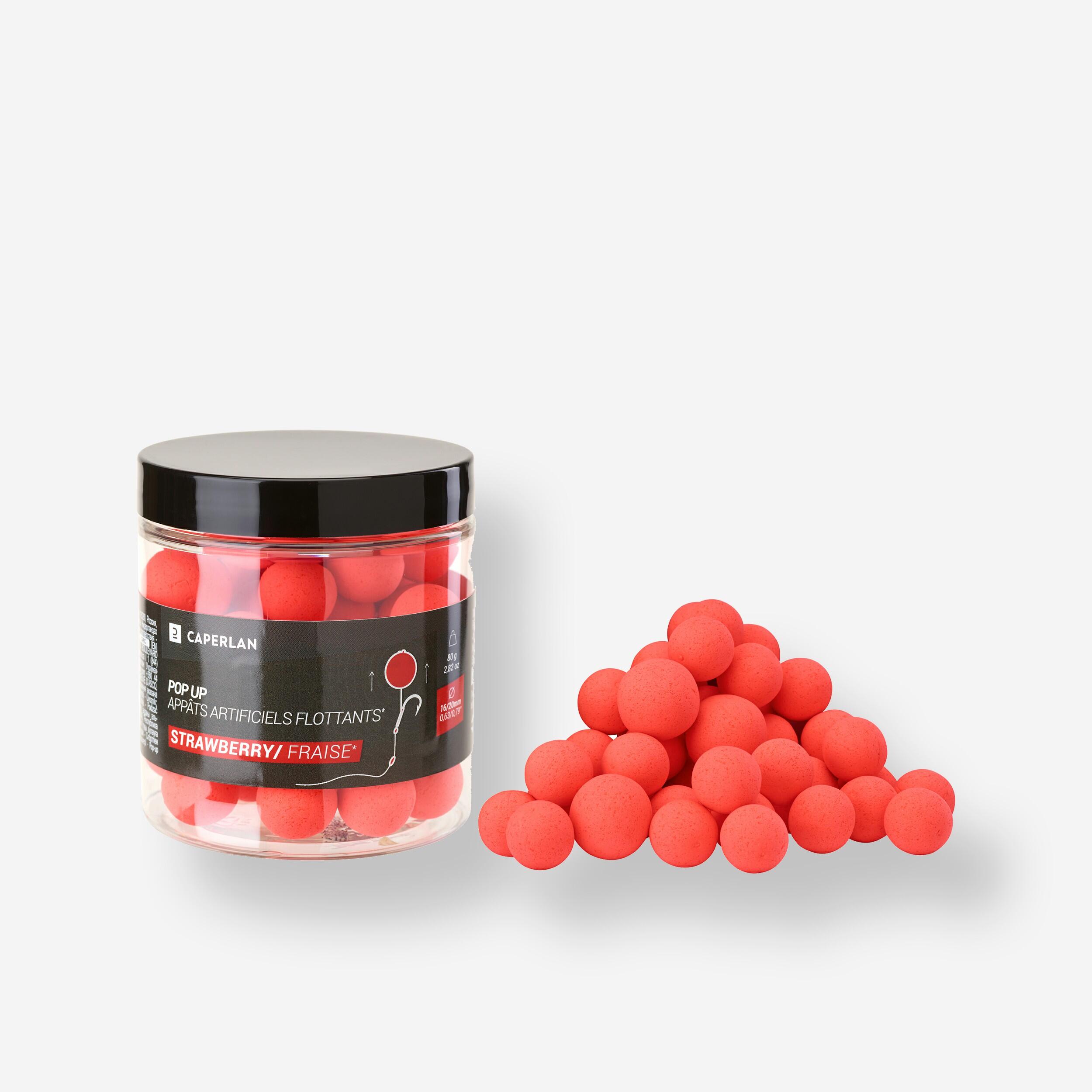 CAPERLAN Plávajúce boilies Pop-ups 16-20 mm Jahoda