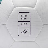 BALLON DE FOOTBALL HYBRIDE F500 LIGHT TAILLE 5 BLANC