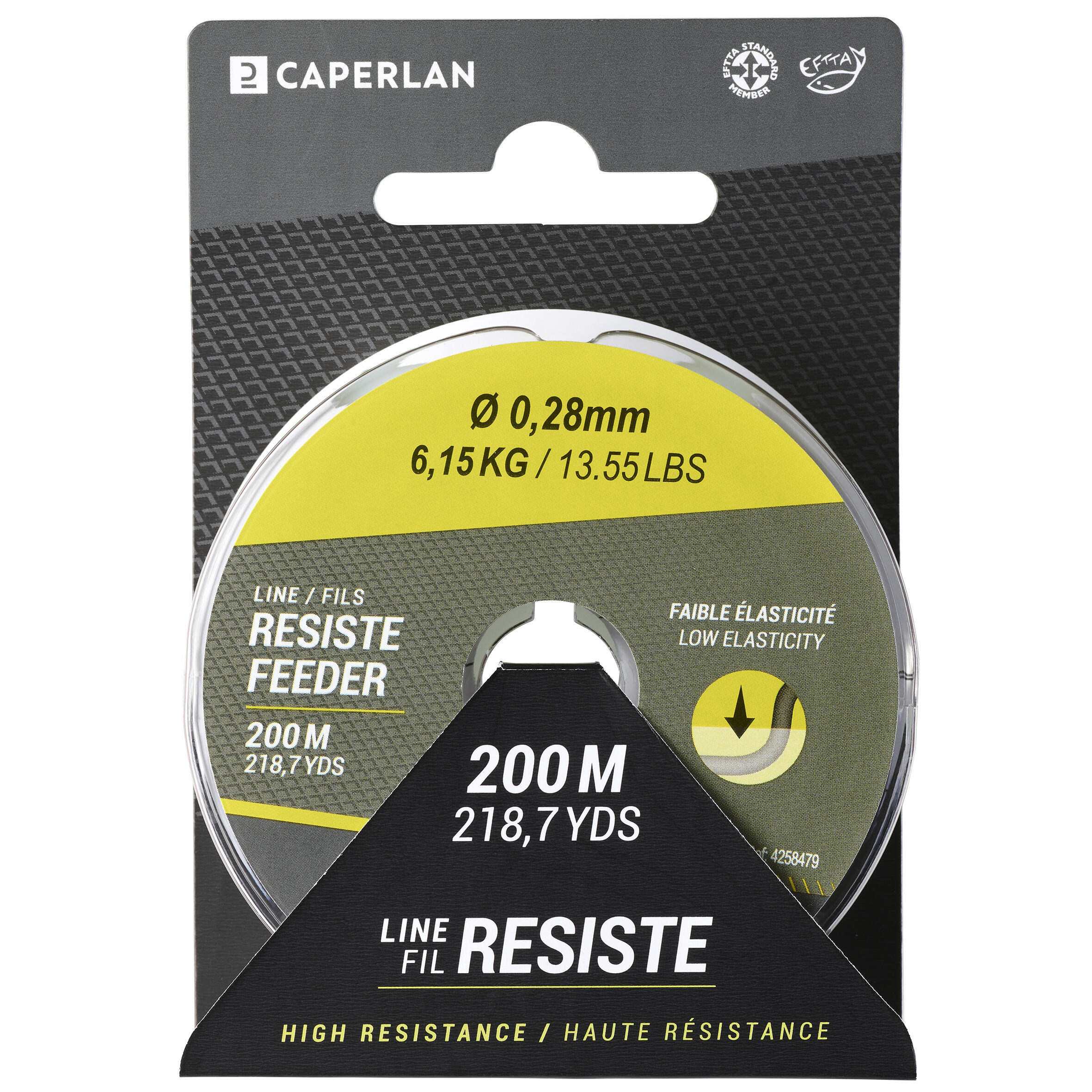 CAPERLAN Vlasec Line Resiste Feeder na lov na feeder 20/100 · záber 8