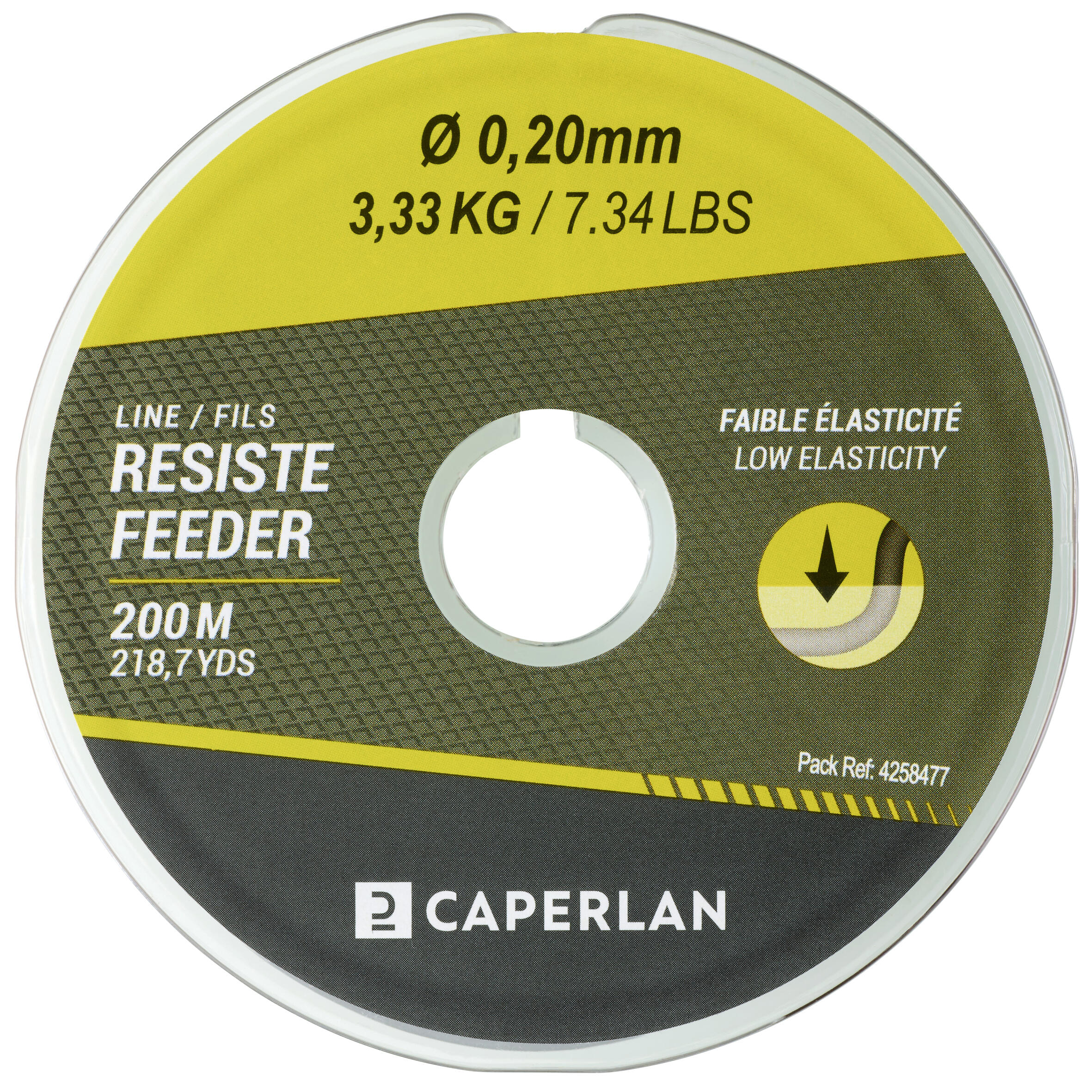 CAPERLAN Vlasec Line Resiste Feeder na lov na feeder 20/100 · záber 3