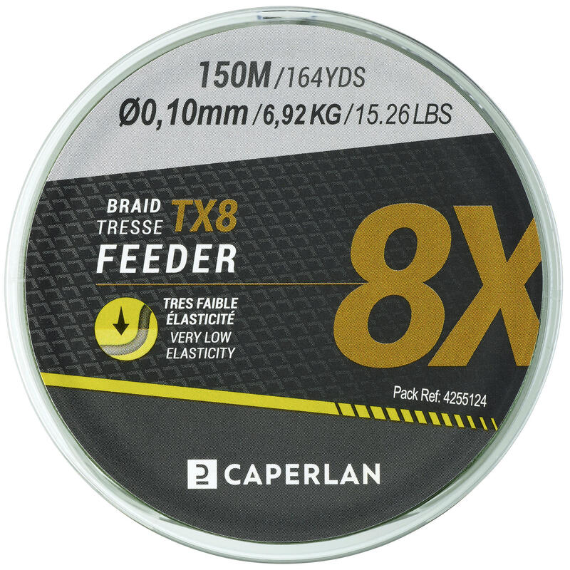 Plecionka CAPERLAN Braid TX6/TX8 150 m Feeeder Tonąca