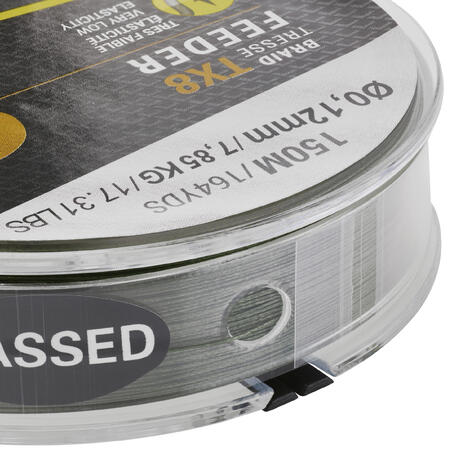 ЛЕСКА ДЛЯ РЫБАЛКИ НА ФИДЕР ПЛЕТЕНАЯ TX6/TX8 150 М 