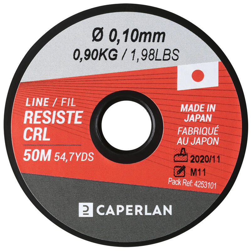 Hauptschnur Monofil Line Resist 50 m 0,1 mm