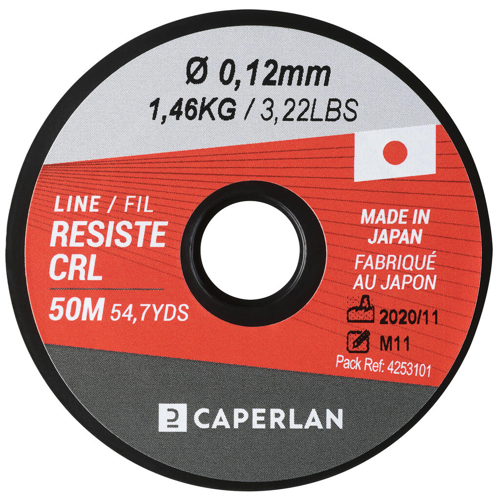 Hauptschnur monofil Line Resist CRL 50 M 0,08 mm