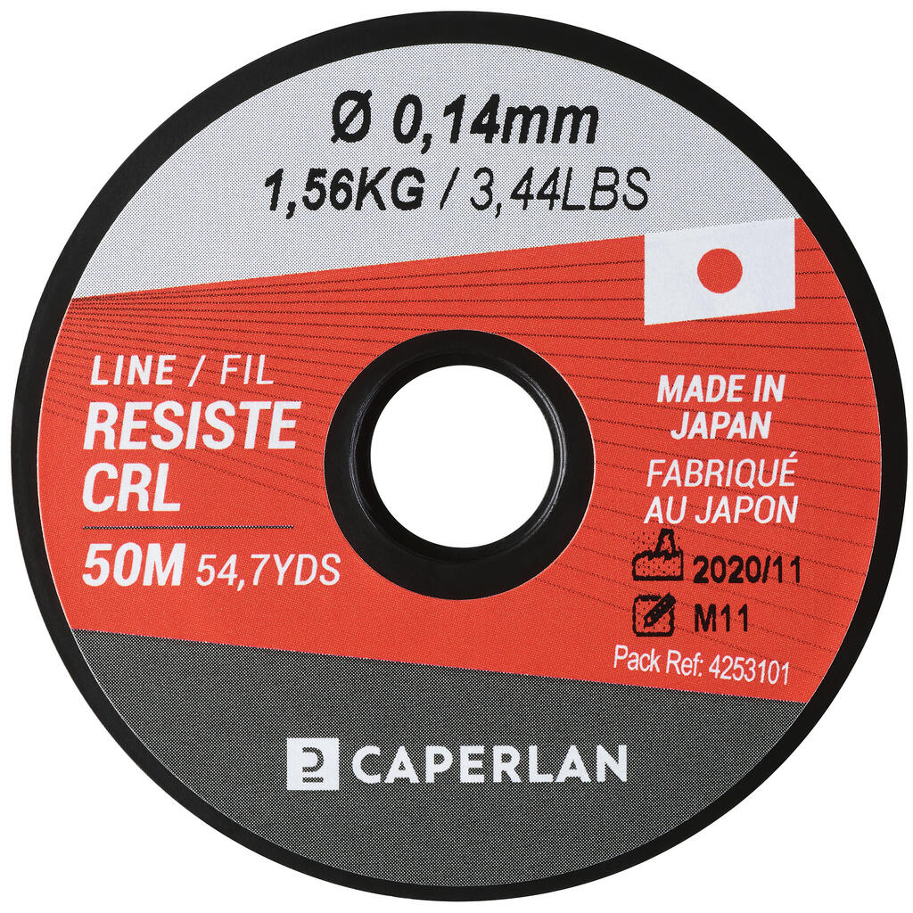 Hauptschnur monofil Line Resist CRL 50 M 0,08 mm