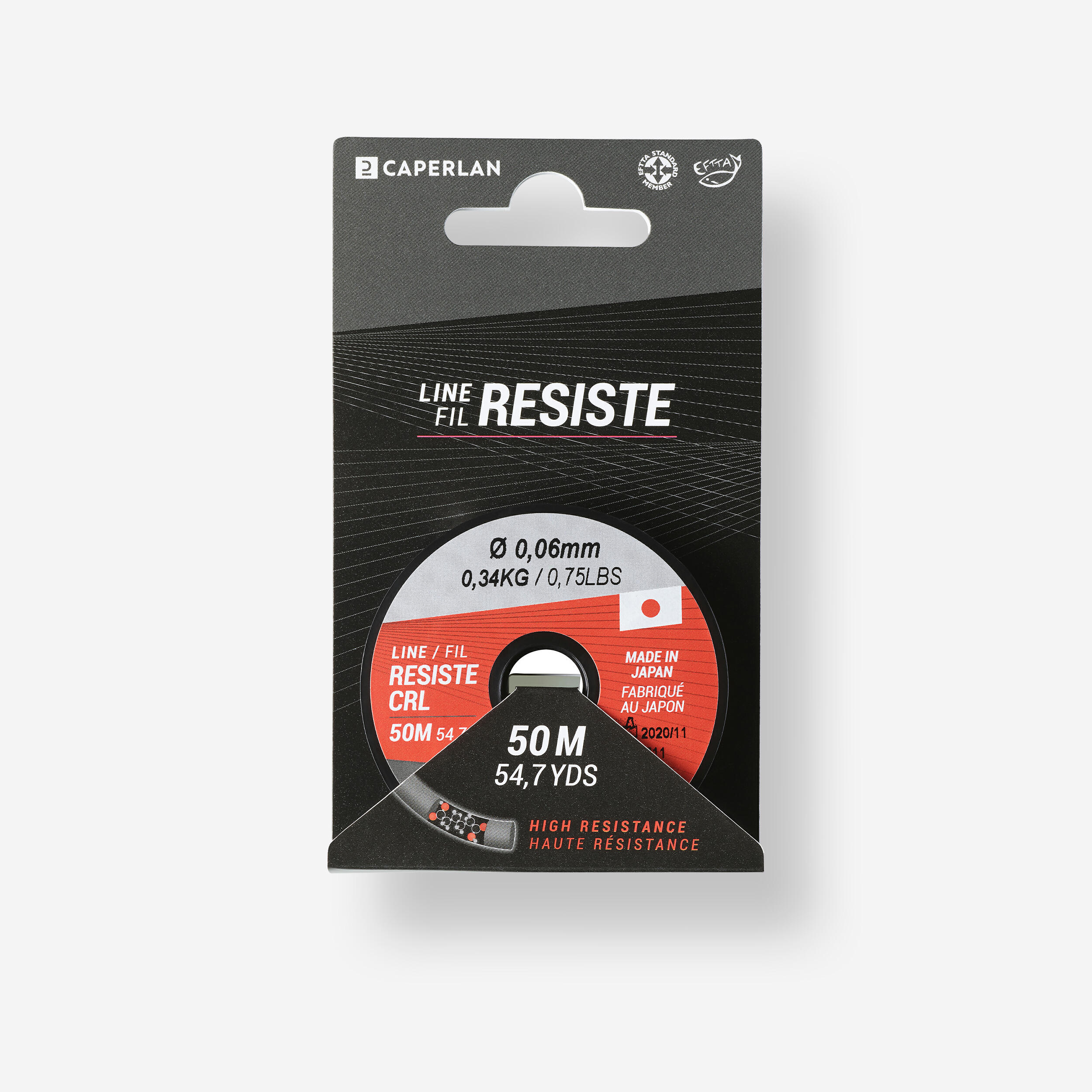 Caperlan - Fil Line Resist Crl50m 6/100 - Fil Nylon - Peche - - 6/100 - Decathlon