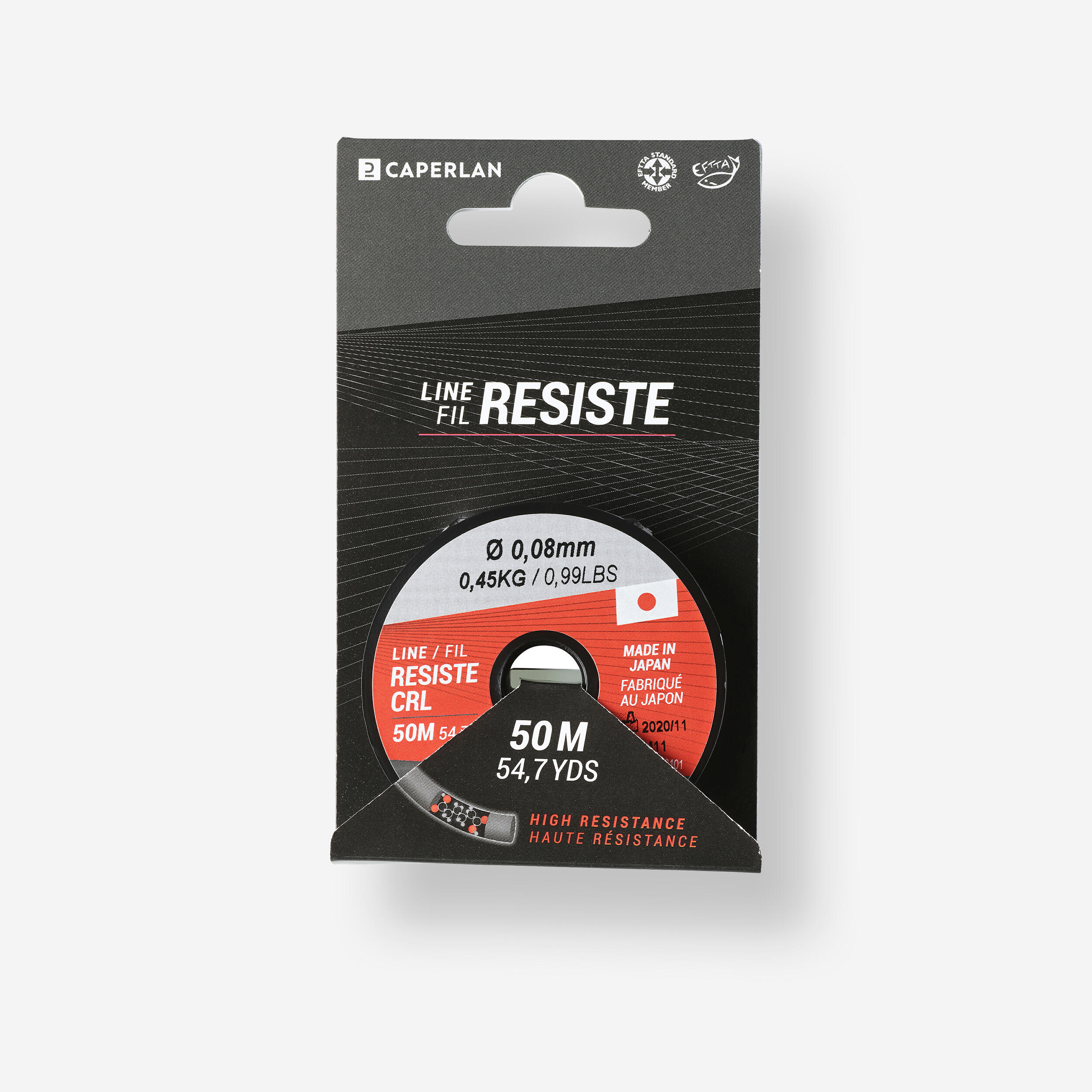 LINE RESIST CRL 50 m 8/100 1/4