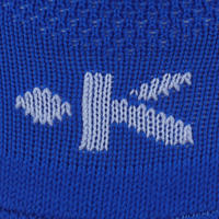 Chaussette de football adulte F100 bleue