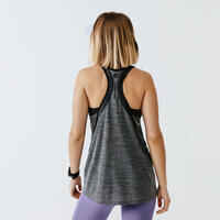 Camiseta Running Light Mujer Negro Sin Mangas Ligera