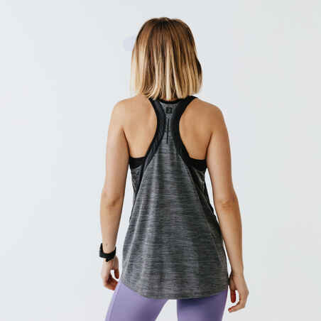 Women's Running Lightweight Tank Top Light - black